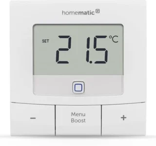 Wandthermostaat Draadloos met Temperatuursensor voor Slimme Radiatorthermostaten - Compatibel met Alexa en Google Home