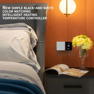 TechU™ Slimme Thermostaat Ease – Wit – Alleen voor CV-ketel – App & Wifi – Google Home & Alexa – Persoonlijk programma instelbaar