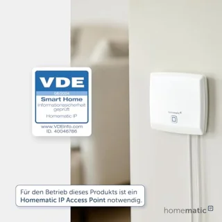 Draadloze Temperatuur- en Luchtvochtigheidssensor voor Slimme Huizen – Geschikt voor Radiatorthermostaten en Vloerverwarmingsregelaars, Werkt met Alexa