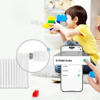 Slimme WiFi Thermostatische Radiatorventiel - Programmeerbaar Temperatuurbeheer voor Smart Home