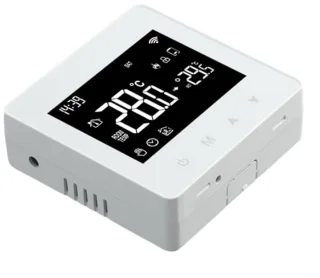 Slimme WiFi Thermostaat met Aanraakknop en Spraakbediening – Wekelijks Programmeerbaar en Nauwkeurige Temperaturregeling