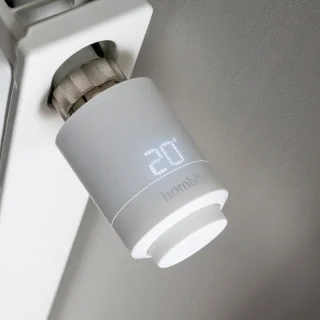 Hombli Smart Radiator Thermostat Expansion Pack (5-PACK) – Slimme radiatorknop – Thermostaatkraan – Bluetooth – Bediening via App - Open raam detectie – Verbruiksoverzicht – Spraakbesturing met Google, Alexa en Siri