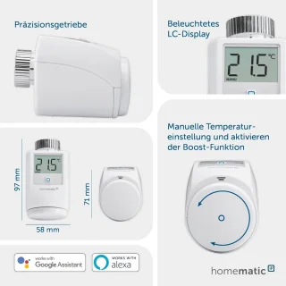 Slimme Radiatorthermostaat voor Thuis | Verwarmingsregeling via App | Energiebesparing tot 30%