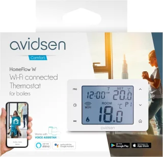 Slimme Bekabelde Thermostaat voor Verwarming met Smartphone App en Eenvoudige Installatie