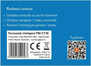 Draadloze Slimme Thermostaat met WiFi en TuyaSmart App Besturing