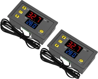 2 Stuks Digitale Temperatuurregelaar Thermostaat