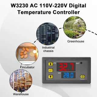 2 Stuks Digitale Temperatuurregelaar Thermostaat