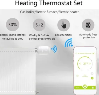 2x Slimme Radiatorthermostaat