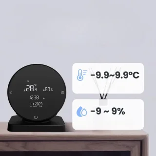 3a Slimme Thermostaat Zwart Touchscreen