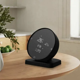 3a Slimme Thermostaat Zwart Touchscreen