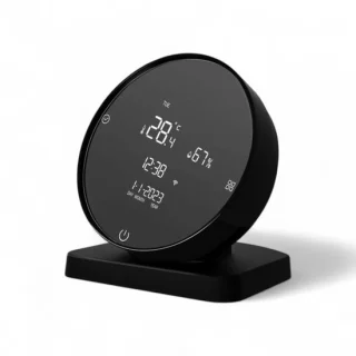 3a Slimme Thermostaat Zwart Touchscreen