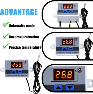 3x Universeel Digitale Temperatuurregelaar Thermostaat