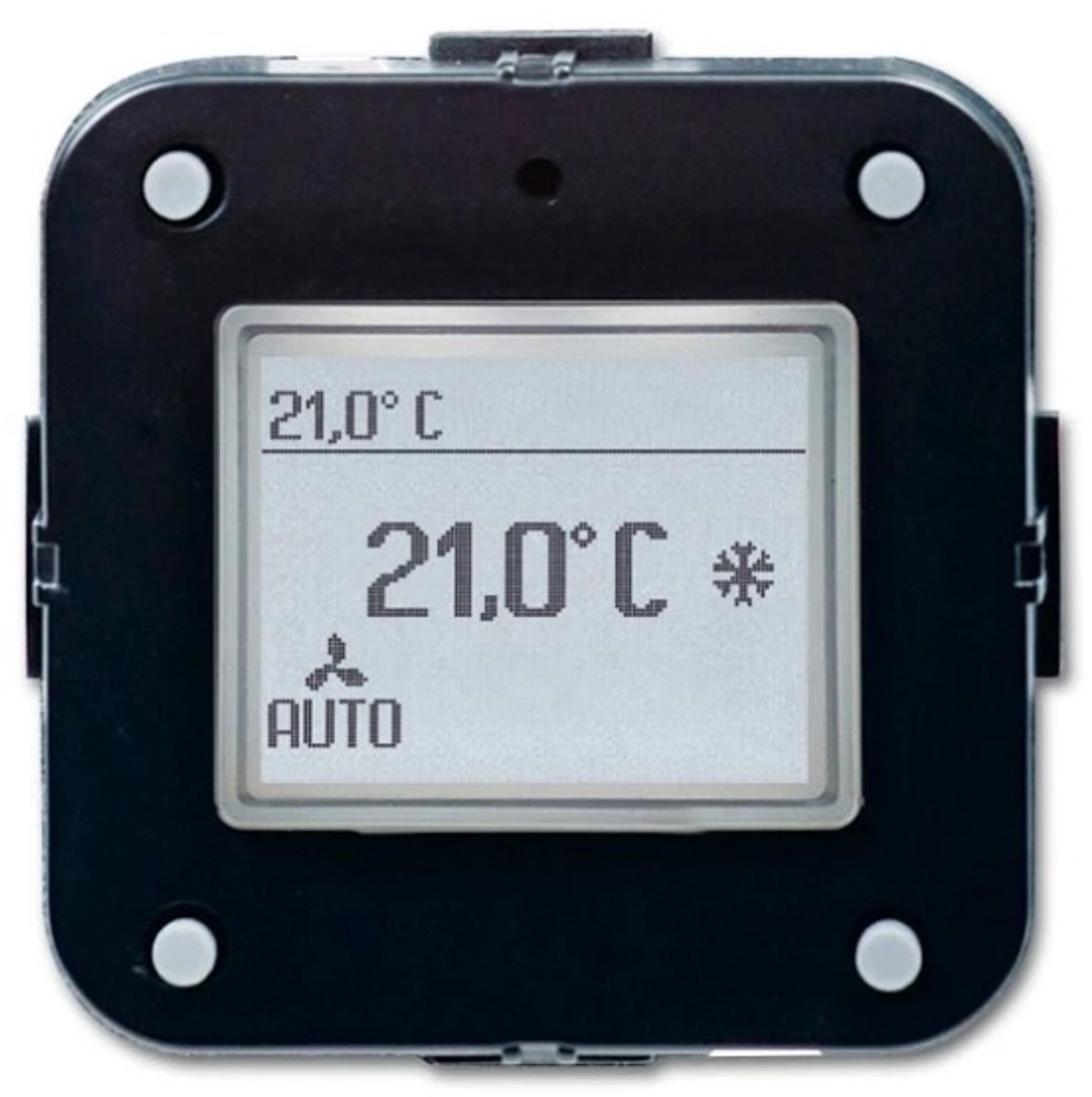 De ABB KNX Ruimtethermostaat 6109/18 Inbouw in één oogopslag