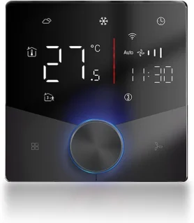 Airco thermostaat wifi zwart