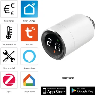 Alecto SMART-HEAT10 Zigbee thermostaatkraan