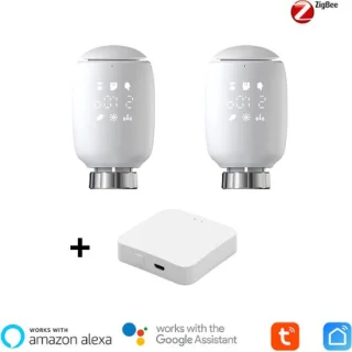 AQIOS Radiatorknoppen Starterskit 2 + Gateway