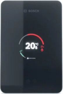 De Bosch EasyControl slimme thermostaat zwart + 2x Bosch slimme radiatorknoppen in één oogopslag