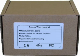 Budget Thermostaat Model 1 Wifi Bedraad