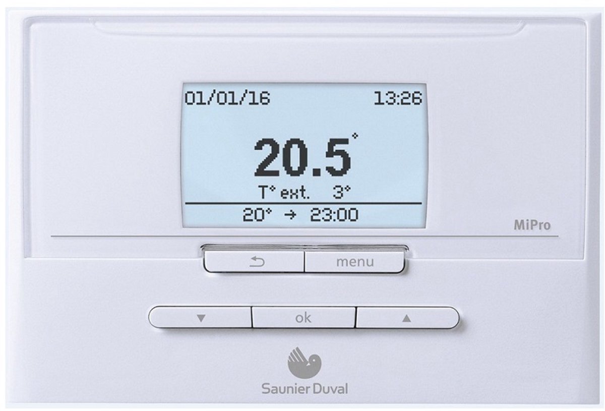 De Bulex MiPro draadloze thermostaat 0020231584 in één oogopslag