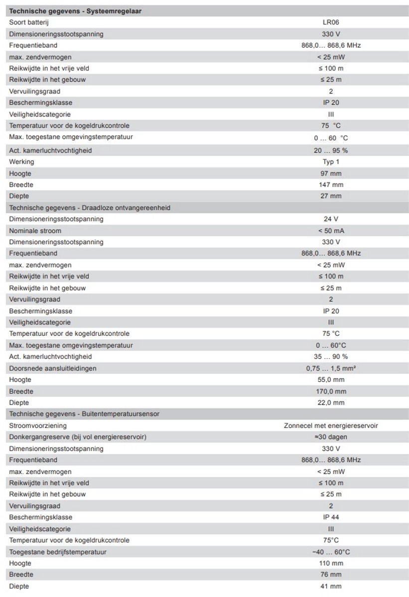 Wat vinden we goed aan de Bulex MiPro draadloze thermostaat 0020231584