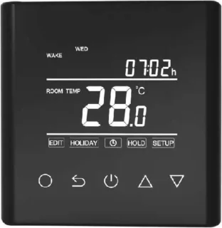 Calypso Slimme WIFI Thermostaat Zwart