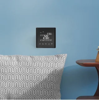 Calypso Slimme WIFI Thermostaat Zwart
