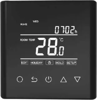 Calypso Slimme WIFI Thermostaat Zwart