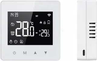 Cv-thermostaat (wit)