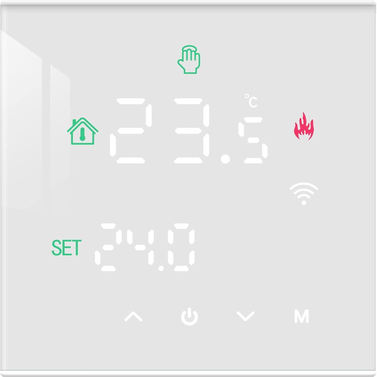 De DailySupplies Thermostaat Cv Draadloos Wifi Wit in één oogopslag