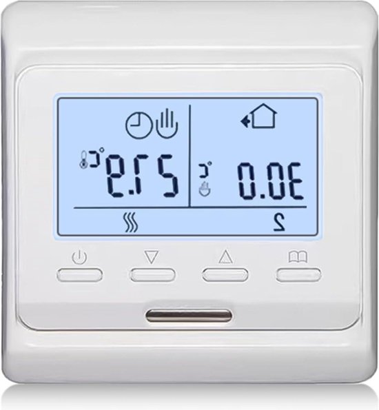 Digitale inbouw kamerthermostaat 230V AC voor vloerverwarming