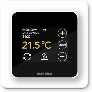 Digitale klokthermostaat RAL 9010 WiFi remote control