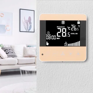 Digitale LCD Thermostaat voor ventilatorconvector en airconditioning