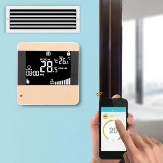 Digitale LCD Thermostaat voor ventilatorconvector en airconditioning