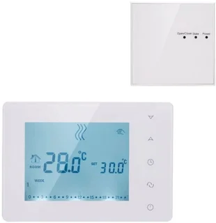 Digitale programmeerbare thermostaat wit