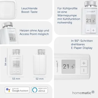 Digitale radiatorthermostaat