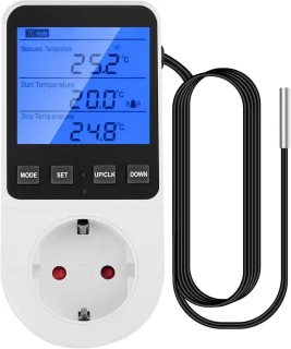 Digitale temperatuurregelaar 230V 16A (LCD)