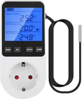 Digitale temperatuurregelaar 230V 16A (LCD)