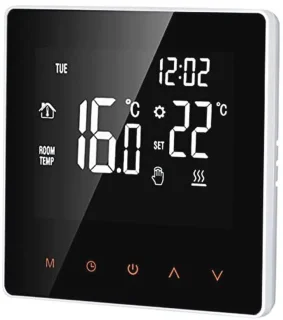 Digitale thermostaat 16A voor elektrische vloerverwarming