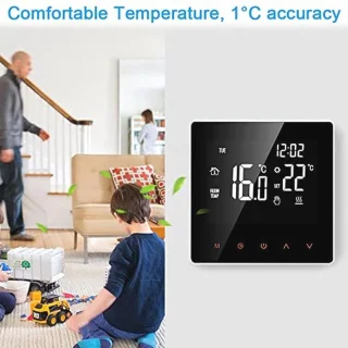 Digitale thermostaat 16A voor elektrische vloerverwarming