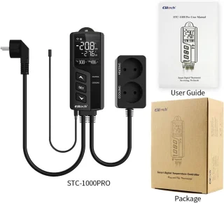 Digitale Thermostaat 220V - Dubbel relais (Aquarium/Terrarium)