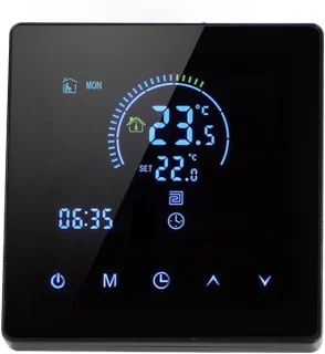 Digitale thermostaat - 41x86 mm - zwart