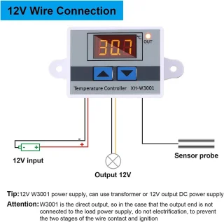 Digitale Thermostaat DC 12V