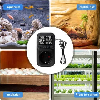 Digitale Thermostaat en Hygrostaat 230V