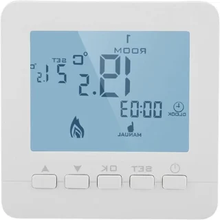 Digitale thermostaat slimme regelaar wit
