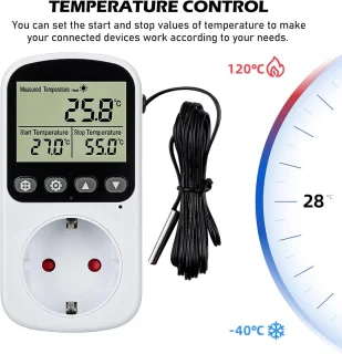 Digitale Thermostaat Socket