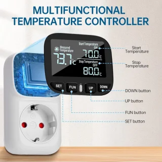 Digitale Thermostaat Sokkel met Sensor
