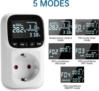 Digitale Thermostaat Sokkel met Sensor