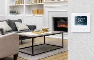Digitale thermostaat vloerverwarming - wit