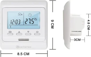 Digitale Thermostaat voor Elektrische Vloerverwarming