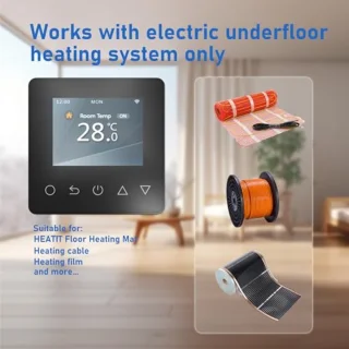 Digitale thermostaat voor vloerverwarming